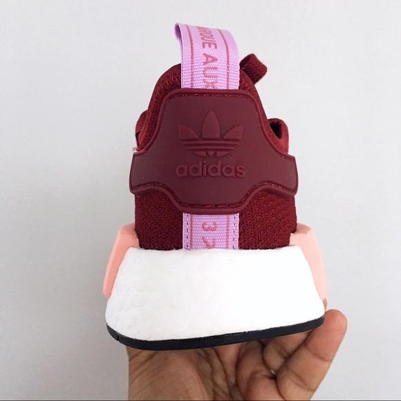 Adidas NMD R1 Collegiate Burgundy Women’s Shoes - Picture 6 of 8